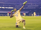 Henry celebra su gol en el Clásico del fin de semana.
