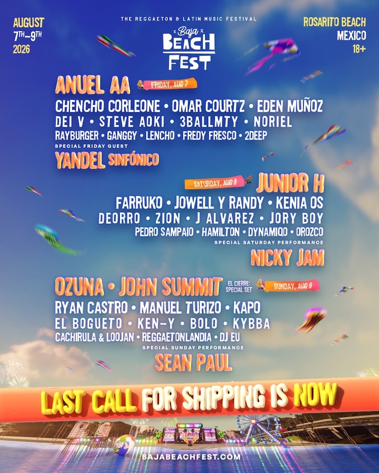 Baja Beach Fest, todo un éxito.