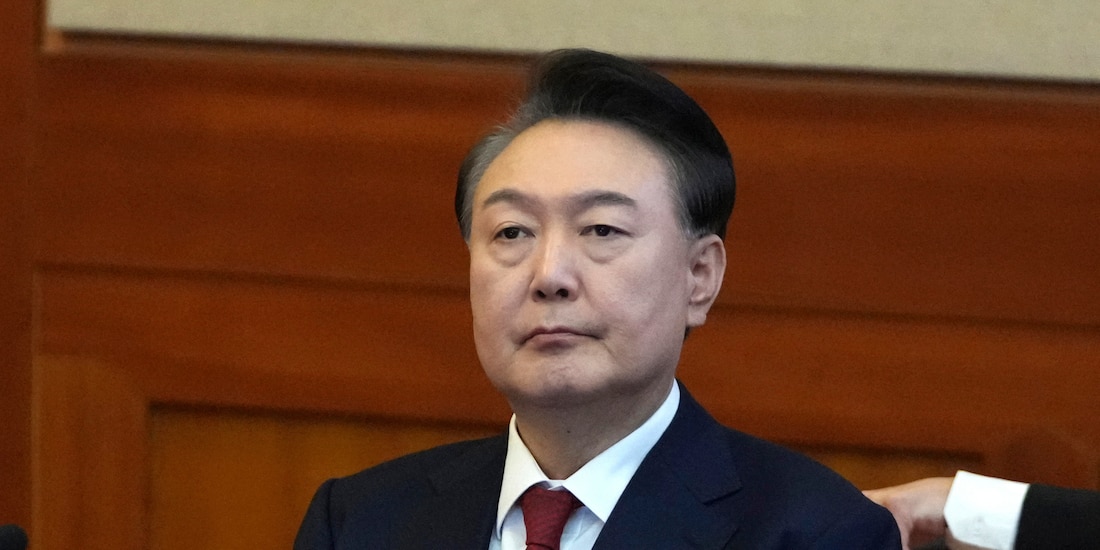 El expresidente de Corea del Sur Yoon Suk Yeol