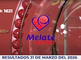 Resultados del Melate Retro en su sorteo 1621, celebrado este 31 de marzo del 2026.