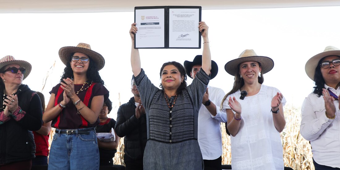 En la imagen, la Jefa de Gobierno, Clara Brugada.