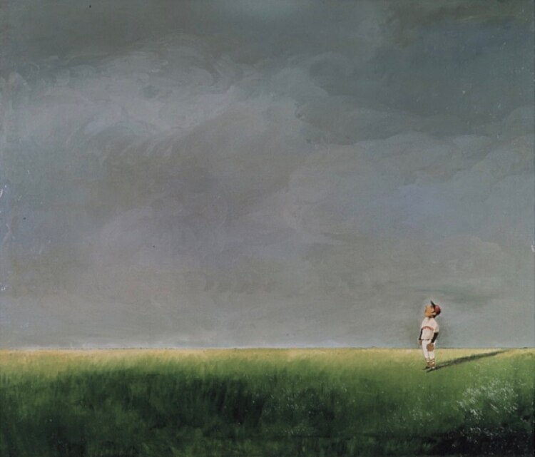 El fílder del destino, óleo sobre tela, 1972.