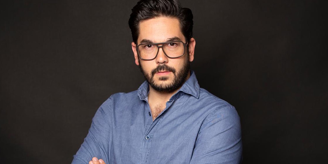 El productor Pedro Ortiz
de Pinedo, en una sesión de fotos.