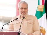 ALFREDO RAMÍREZ, titular del Ejecutivo estatal, en un acto celebrado en Uruapan el 14 de julio pasado.