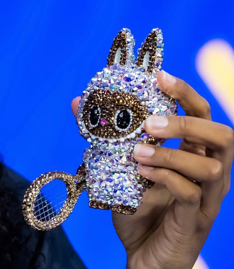 Uno de los Labubus de Naomi Osaka.