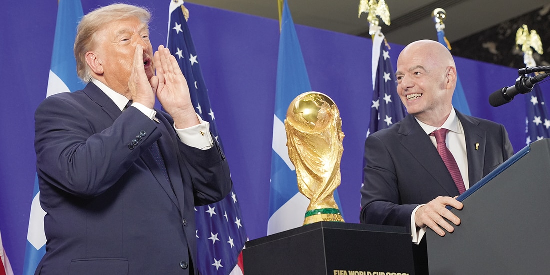 DONALD TRUMP y Gianni Infantino
ayer, en la ciudad de Nueva York