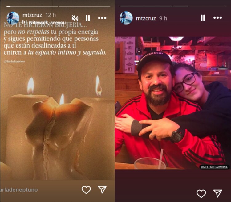Cruz Martínez comparte una foto con Melenie Carmona.