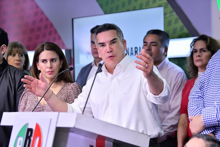 El dirigente nacional del PRI, Alejandro Moreno.