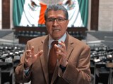 En la imagen, el coordinador de los diputados de Morena, Ricardo Monreal.