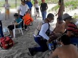 Naufraga lancha con migrantes en Veracruz; 3 murieron ahogados.