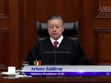 Ministro Presidente de la SCJN, Arturo Zaldívar.
