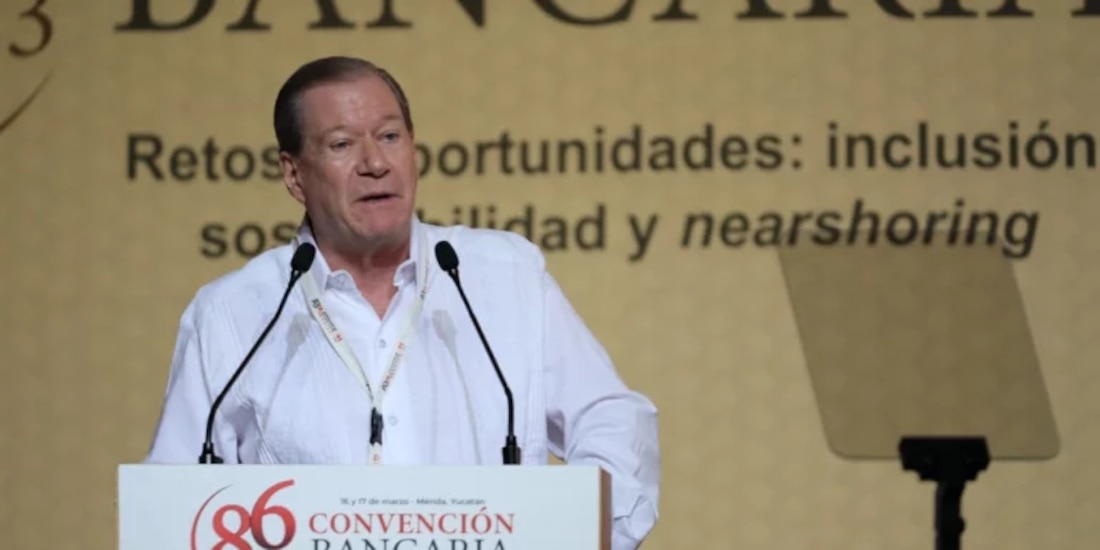 El presidente de la ABM, Julio Carranza, durante el evento.