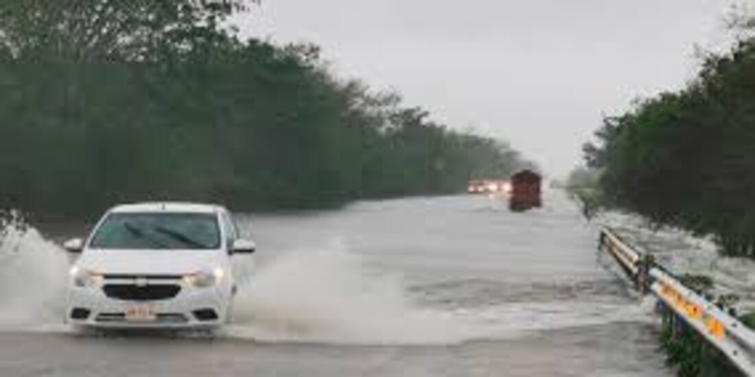 Las lluvias por el paso del fenómeno natural se dejaron sentir durante esta semana.