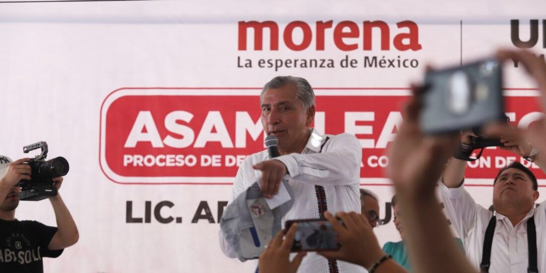 Fortalecemos a la Cuarta Transformación sin campañas ni precampañas: Adán Augusto.