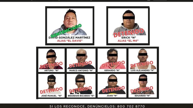 Tras un operativo en Nicolás Romero, se logró la detención de presuntos extorsionadores.