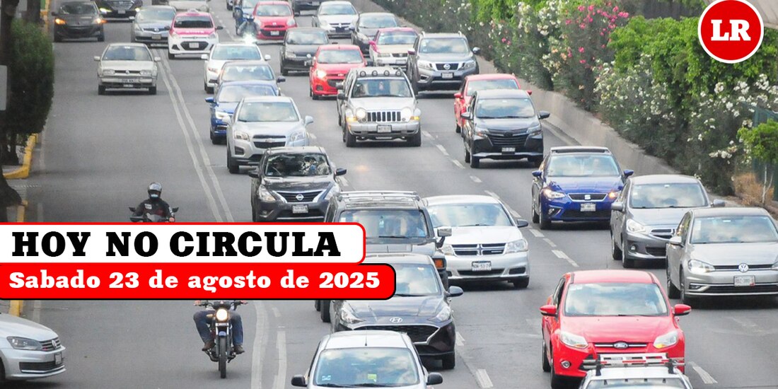 Te contamos los vehículos que descansan este sábado 23 de agosto en la Cuidad de México y el Estado de México.