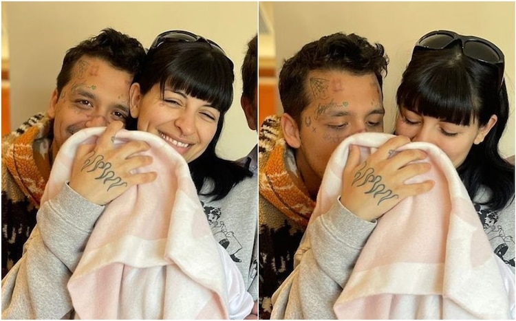 Nodal y Cazzu revelan la cara de su hija Inti y afirman que es déntica a él (FOTO)