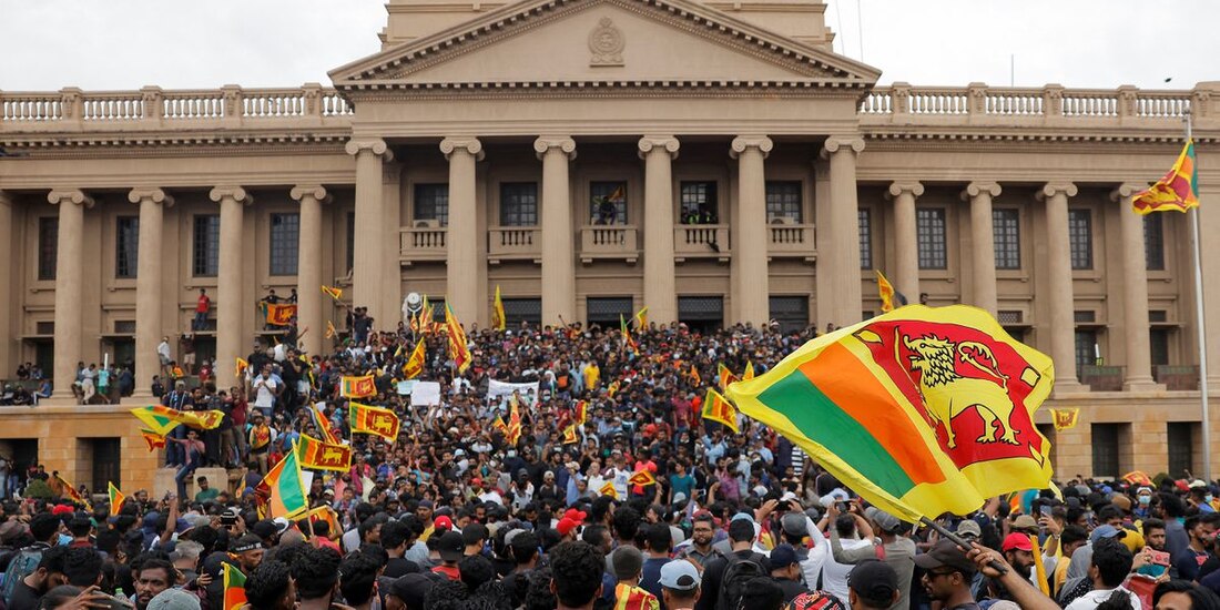 Protestas en Sri Lanka