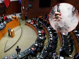 Comisiones del Senado avalan prohibir y sancionar uso de vapeadores.