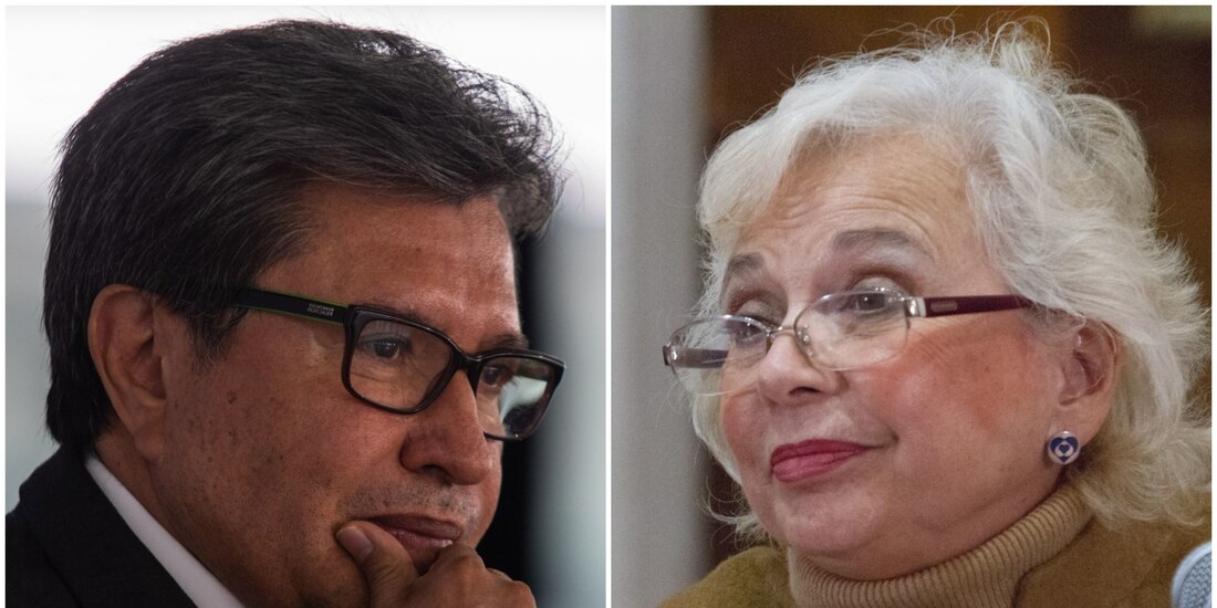 Ricardo Monreal y Olga Sánchez Cordero manifestaron posiciones opuestas respecto a la conformación del nuevo grupo parlamentario