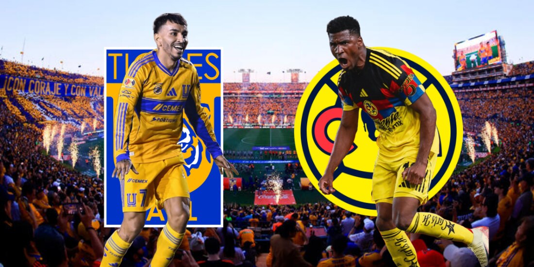 Tigres recibe al América en el Estadio Universitario.