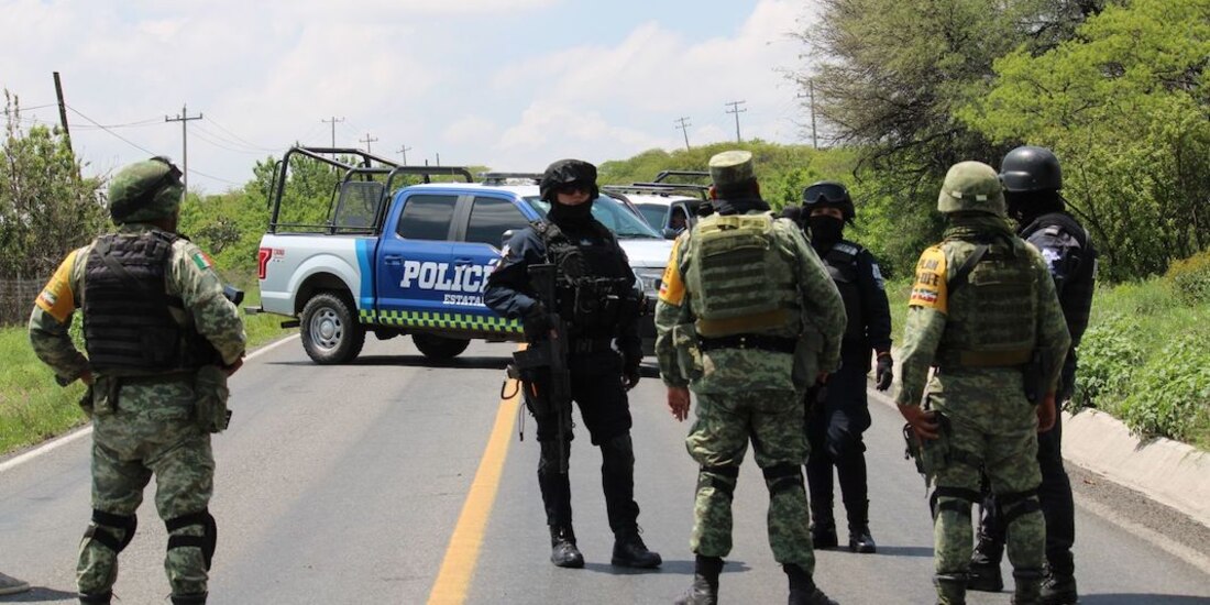Elementos del Ejército, ayer, en Tamaulipas.