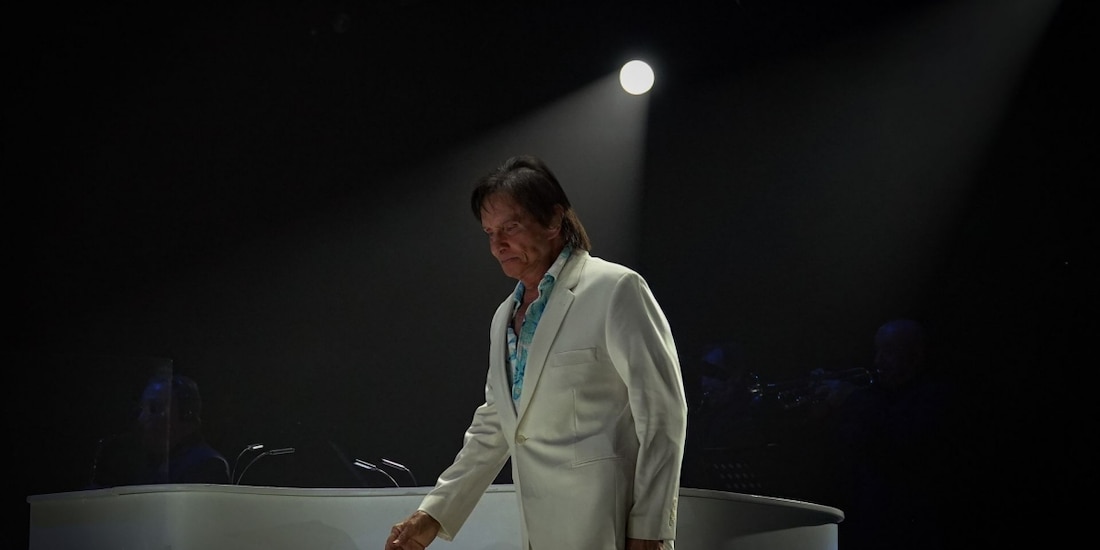 Roberto Carlos en la Arena CDMX, el 10 de mayo de 2025.