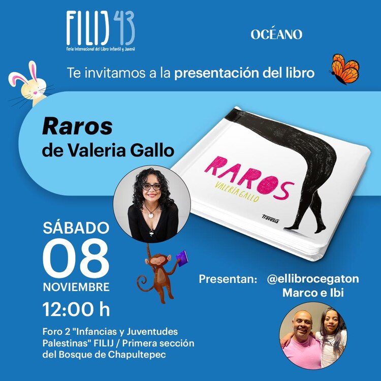 2. Raros en la 43 Feria Internacional del Libro Infantil y Juvenil (FILIJ)