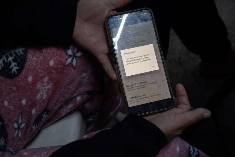 Aviso de cancelación de la aplicación de citas migratorias.