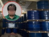 Logran mayor decomiso de metanfetamina líquida de la presente administración en Sinaloa.