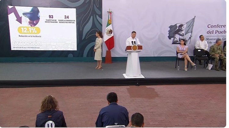 Datos oficiales ofrecidos por el Secretario de Seguridad federal.