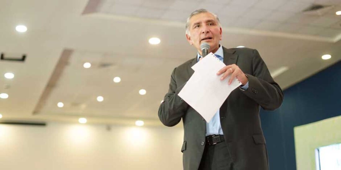 El secretario de Gobernación, Adán Augusto López