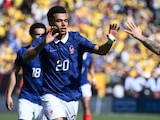 Désiré Doué (20) festeja uno de sus goles en el triunfo de Francia sobre Colombia.