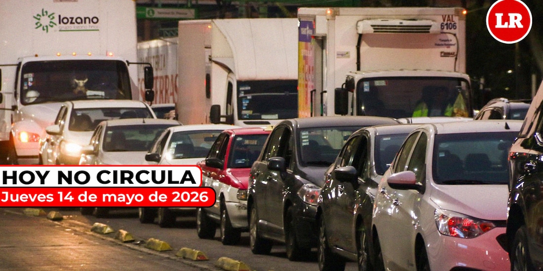 Revisa cómo aplica el Hoy No Circula este jueves 14 de mayo de 2026 en la Ciudad de México y el Estado de México.