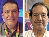 En la imagen, los secretarios de Turismo de Michoacán, Tlaxcala y Morelos, Roberto Monroy, Fabricio Mena y Daniel Altafi, respectivamente