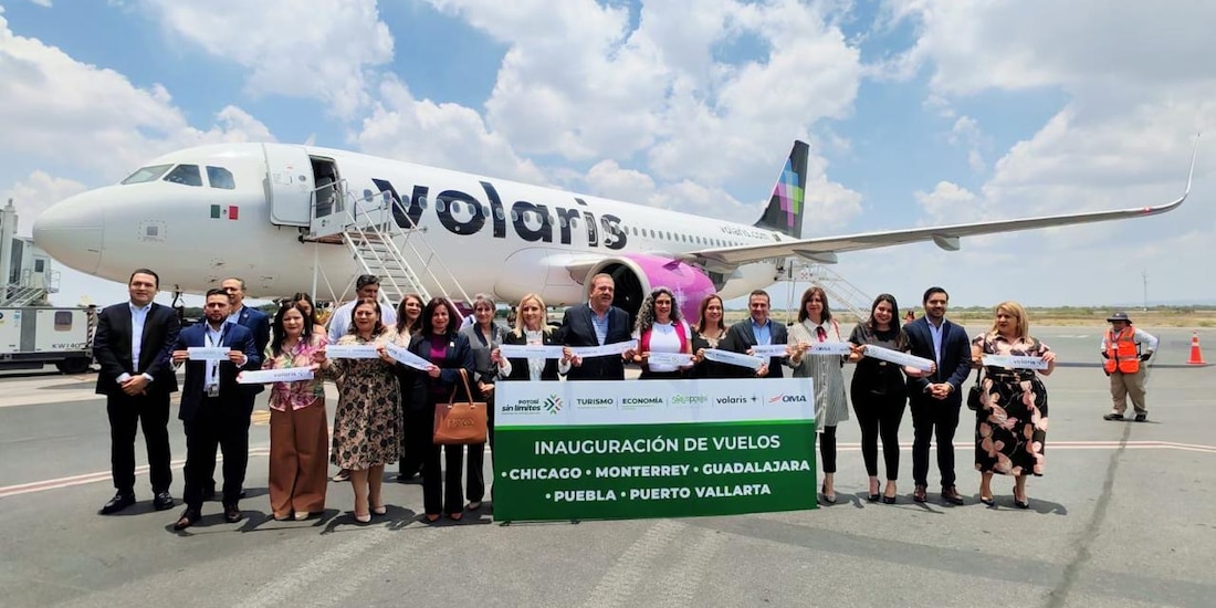 Sector aéreo en la entidad.