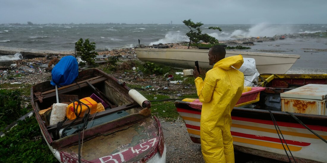 "Melissa" tocó tierra este martes en Jamaica como huracán categoría 5.