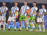 Emiliano 'Dibu' Martínez y otros jugadores de Argentina hicieron el polémico festejo del portero luego de la victoria sobre Panamá.