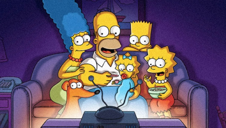 La familia Simpson en una foto promocional.