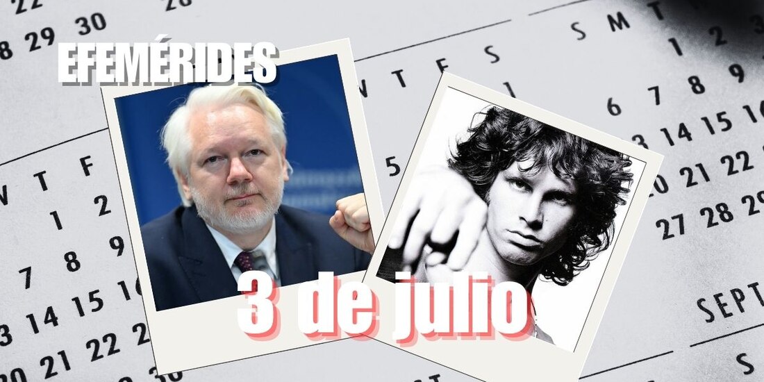 Estas son las efemérides de hoy, 3 de julio.