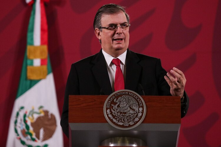 Marcelo Ebrard, secretario de Relaciones Exteriores.