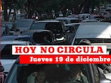 Te contamos cómo aplica el Hoy No Circula este jueves 19 de diciembre en la Ciudad de México y el Estado de México.