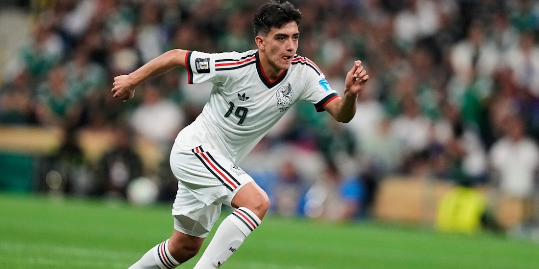 Gilberto Mora en el México vs Chequia, de la fase de grupos de la Copa del Mundo 2026