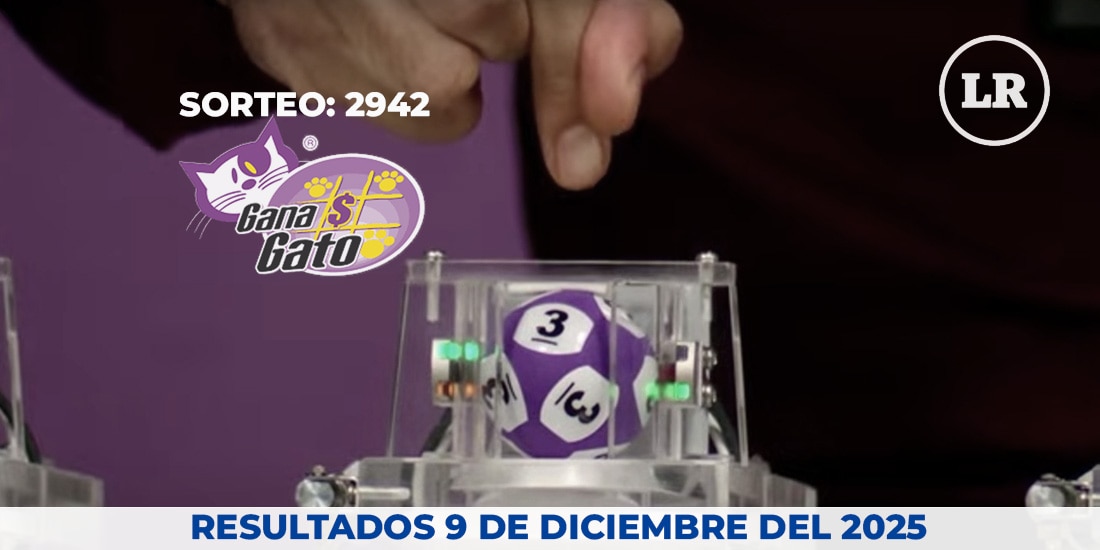 Resultados del Gana Gato 2942 del 9 de diciembre del 2025.