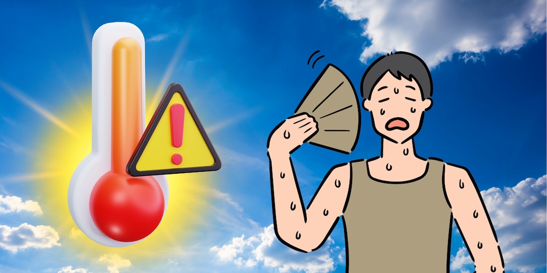 Onda cálida alcanza hasta 45°C