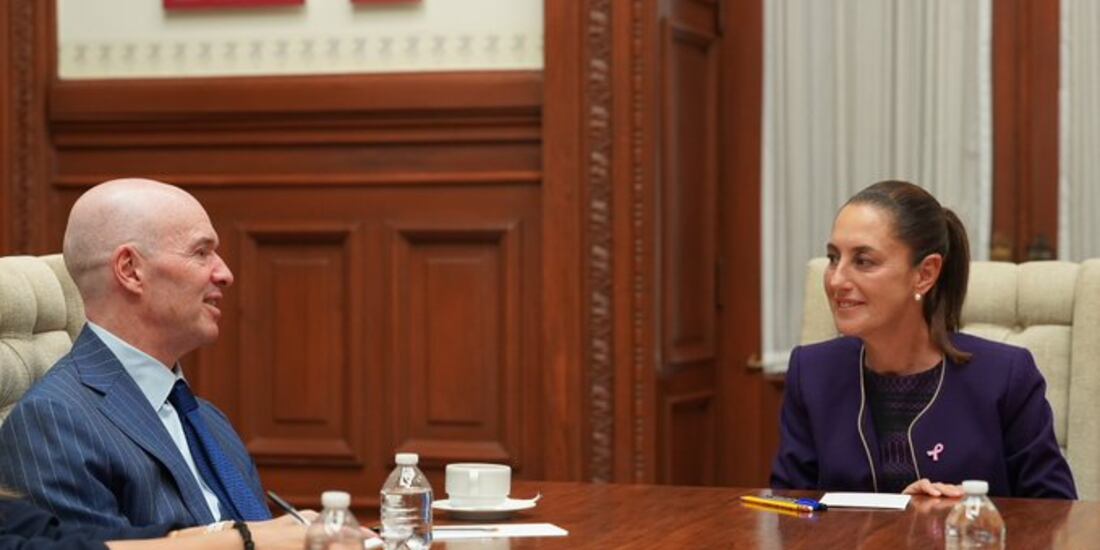 Encuentro de la Presidenta de México en Palacio Nacional.