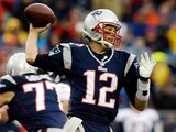 Tom Brady durante un partido en la NFL con los New England Patriots.