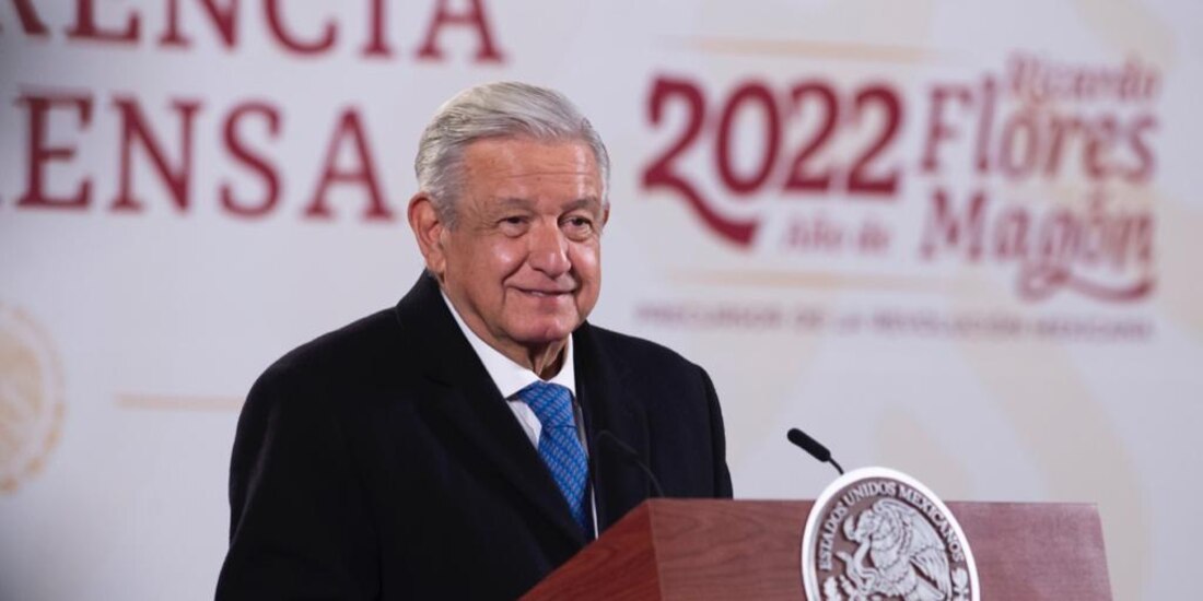 El Presidente Andrés Manuel López Obrador.