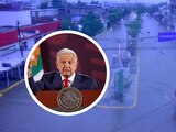 El presidente López Obrador informó daños en Acapulco, en la mañanera.