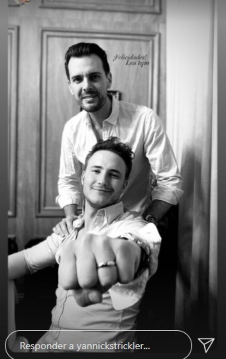 Yannick Strickler y su futuro esposo